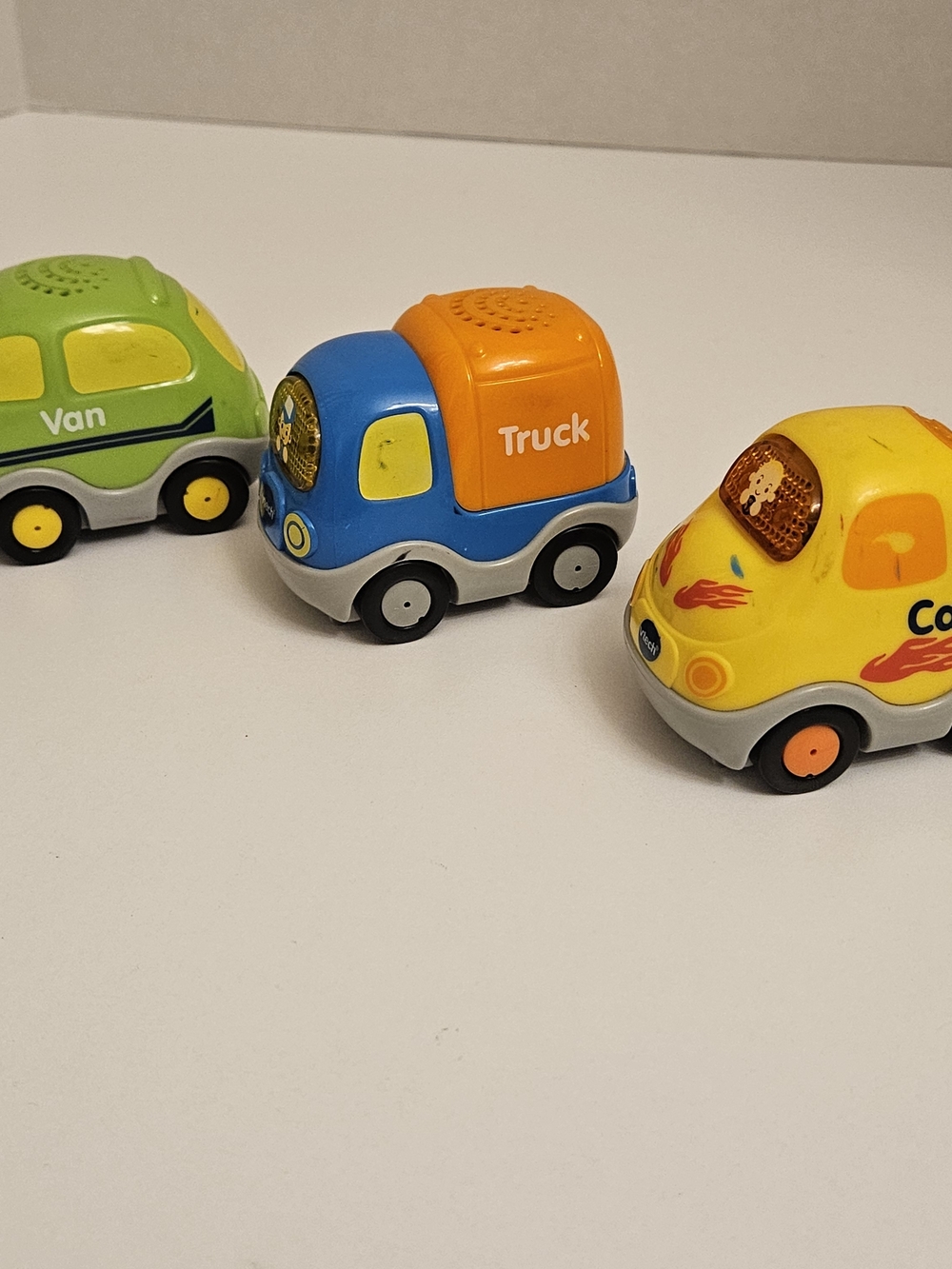 Vtech Go! Go! Smart Wheels 3 Piece Lot Truck Car Van